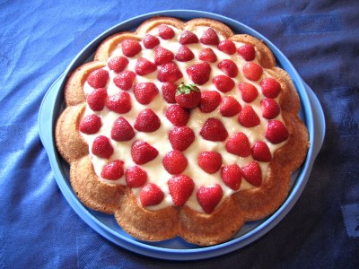 Biscuit aux fraises