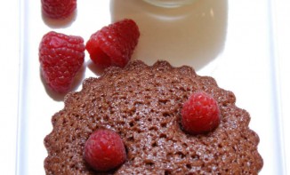 Financier Rond au Chocolat et à la Framboise