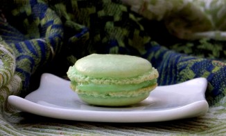 Macarons chocolat blanc-verveine