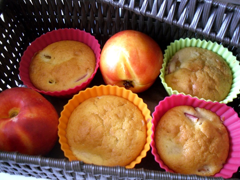 Muffins aux nectarines
