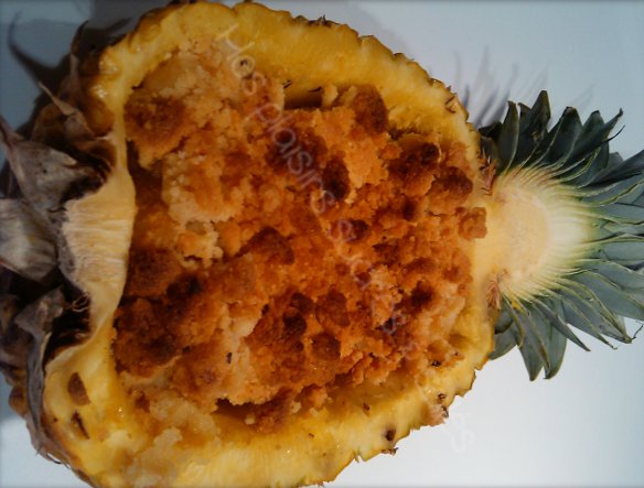 Recette crumble ananas
