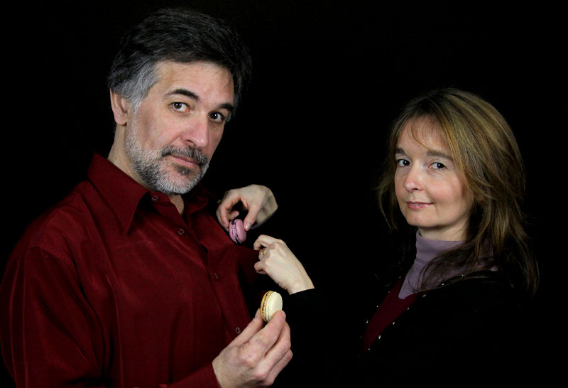 Macaron passion, portrait gourmand