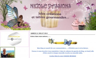 Portrait de blog : une passionnée de cuisine, Nicole !