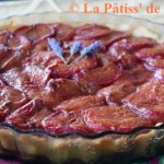 Tarte abricot, miel et lavande