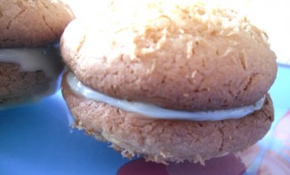 Whoopies coco et chocolat blanc