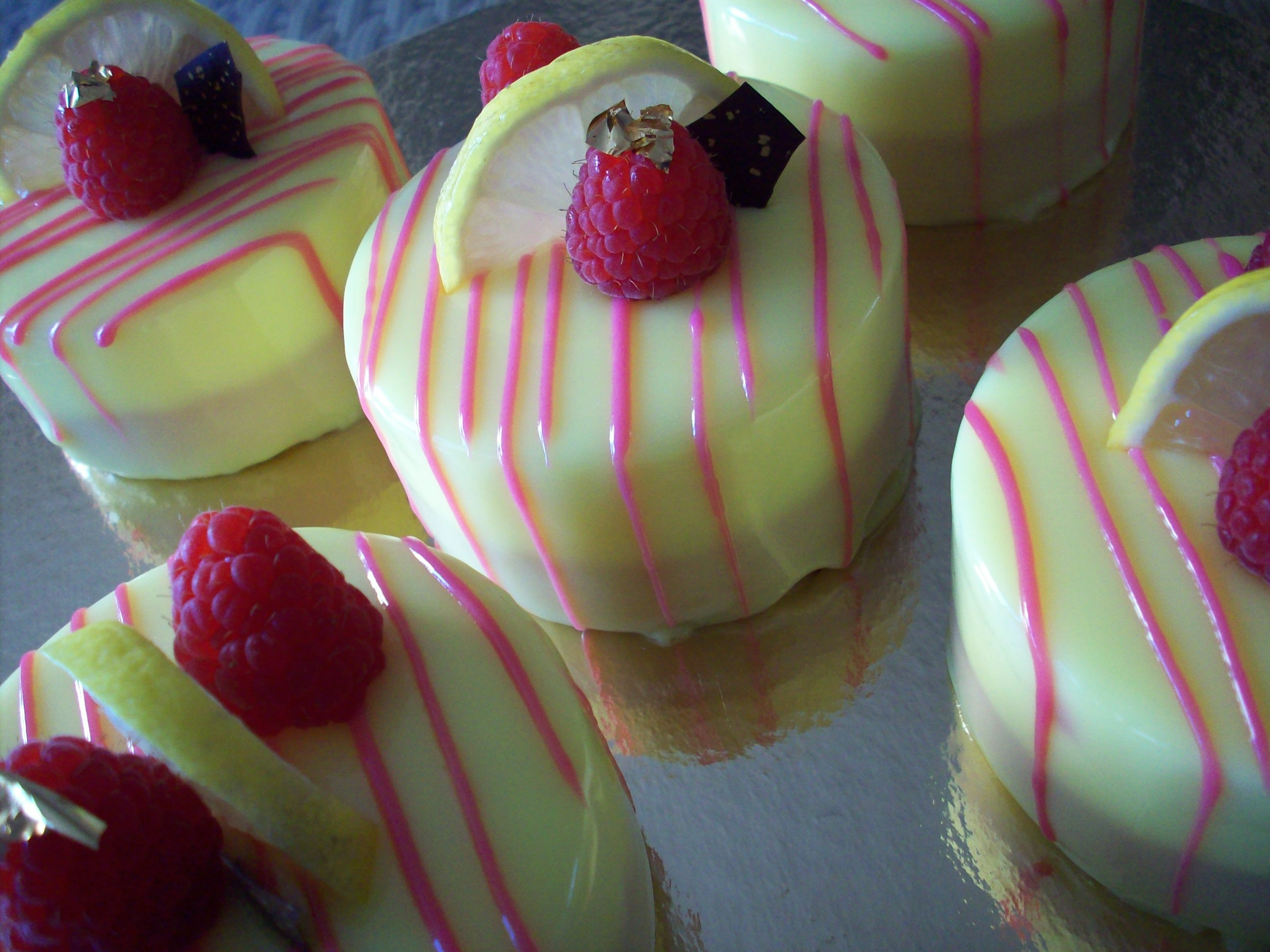 Recette Entremet citron framboise