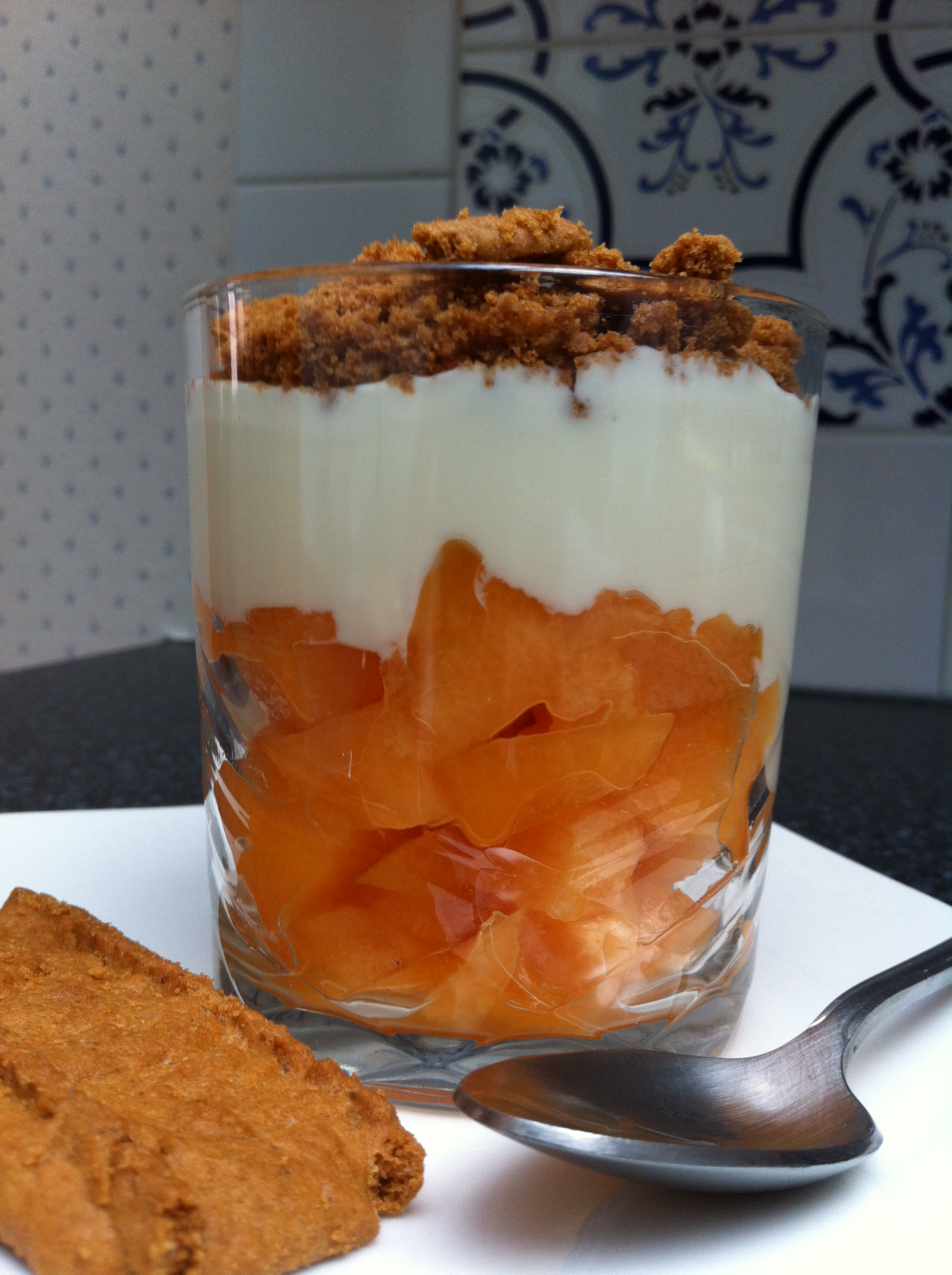 la verrine de melon façon crumble