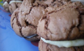 Whoopies chocolat et fromage frais