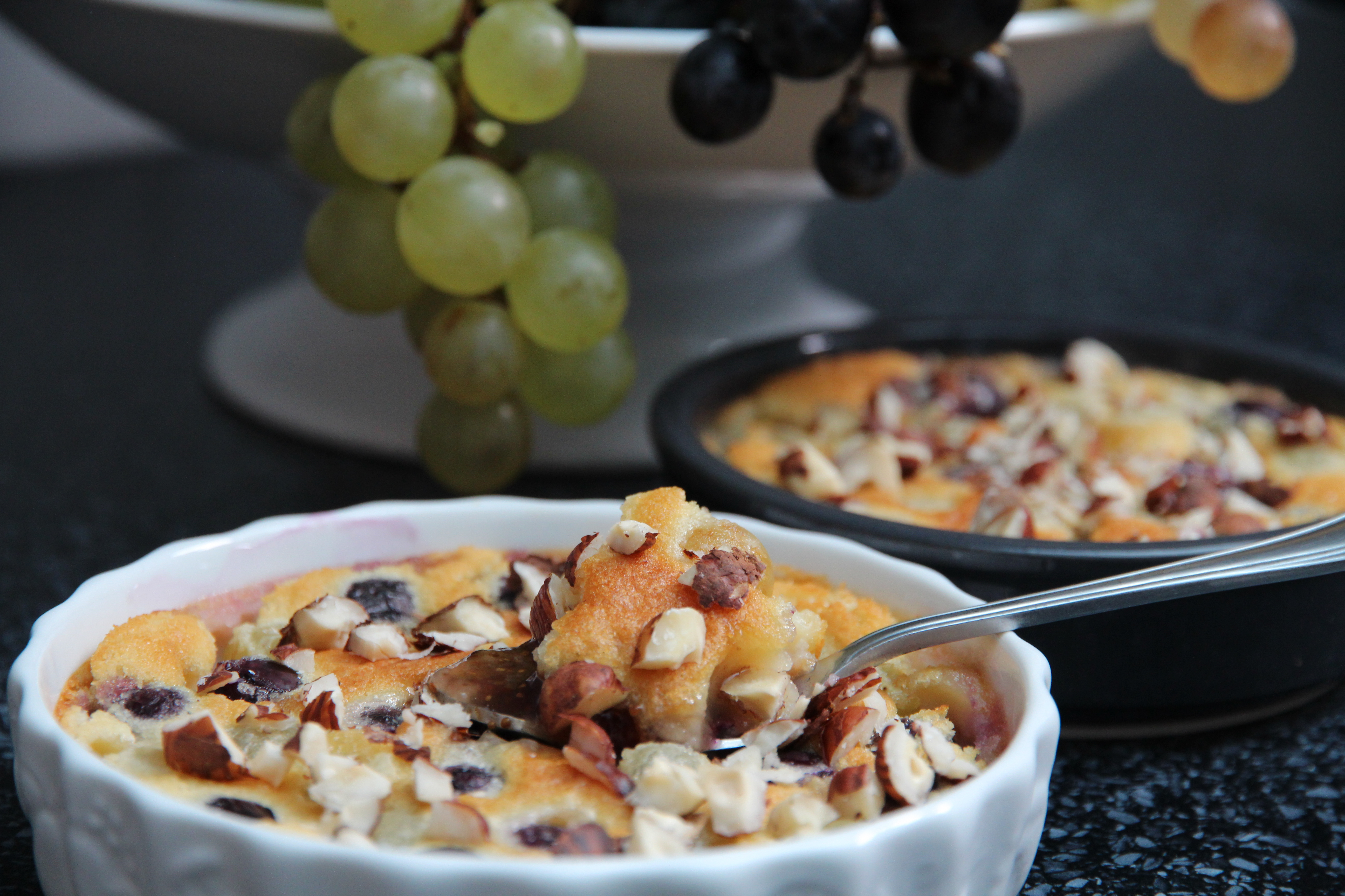 Petits clafoutis mi figue-mi raisin