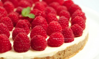 Recette Cheesecake au lemoncurd et aux framboises du marché