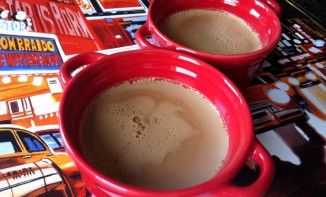 Flan au café