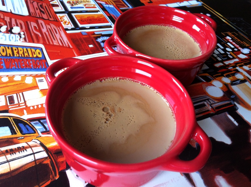 Les flans au café