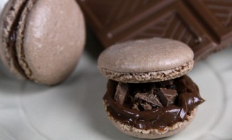 Macarons chocolat au lait