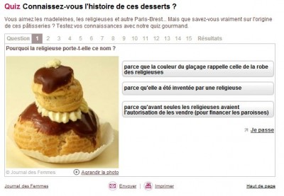 Quizz : connaissez-vous l'histoire des desserts ?