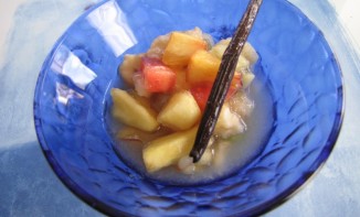 Salade de fruits à la vanille