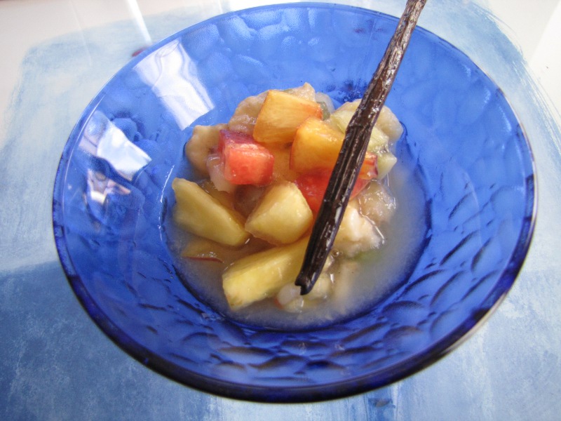 Salade de fruits à la vanille