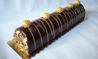 Bûche de Noël - Royal au chocolat - Recettes de Desserts - Plus de 1000  recettes sur