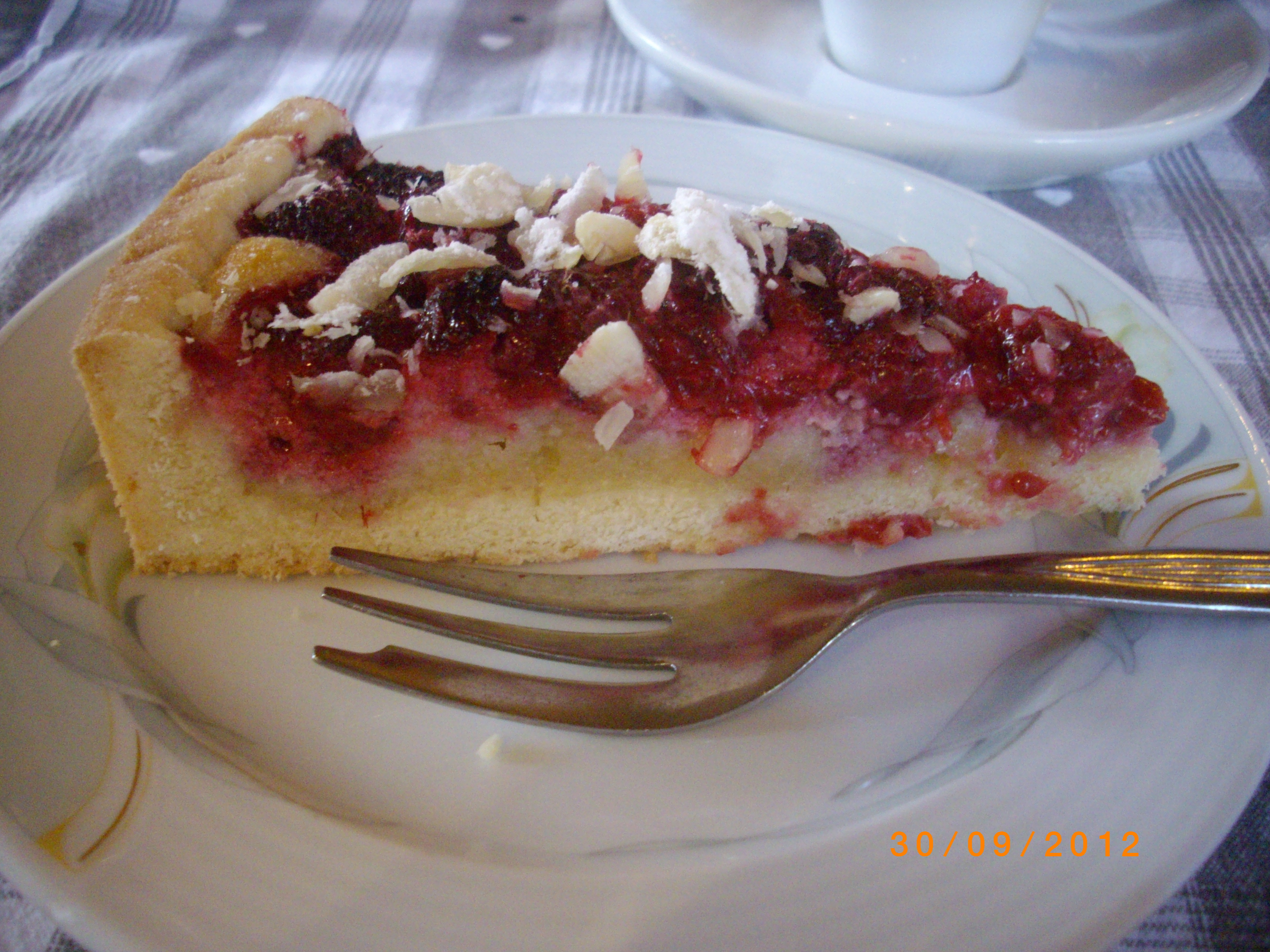 rectte tarte amande et framboises