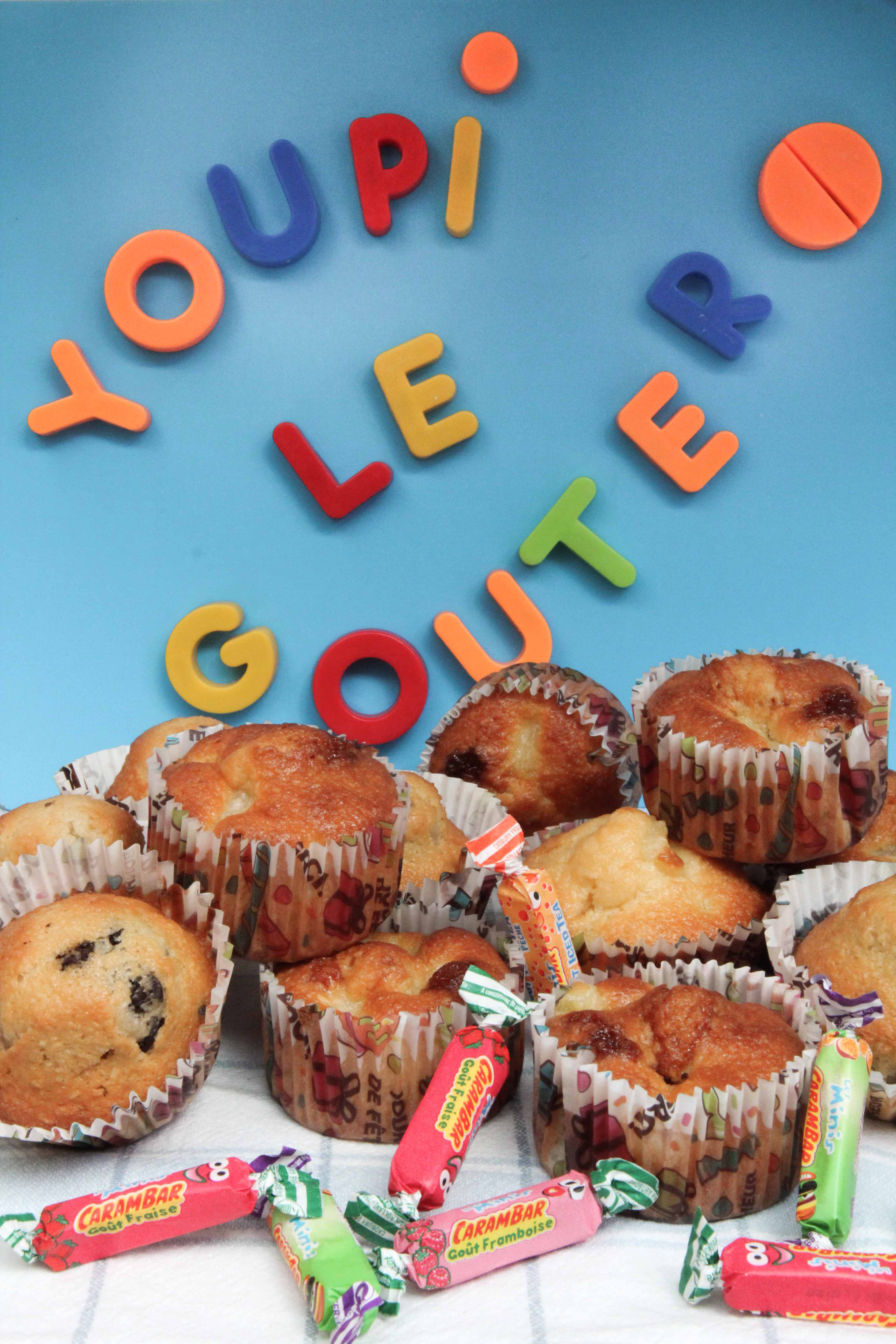 recette de Muffins ananans, coco, caramel et choco coco