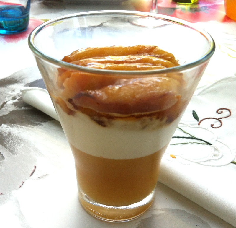 Bavarois aux pommes