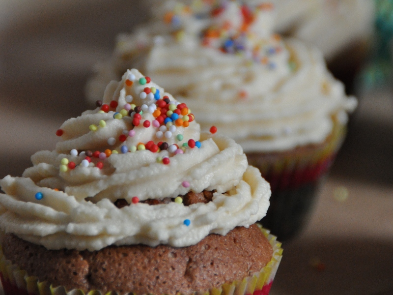 recette cupcakes cacao caramel