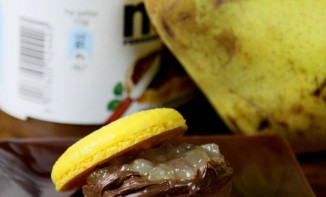 Macarons poire et Nutella