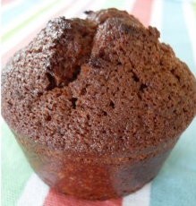 Muffins tout chocolat et cranberries