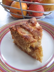 gâteau pommes farine complete