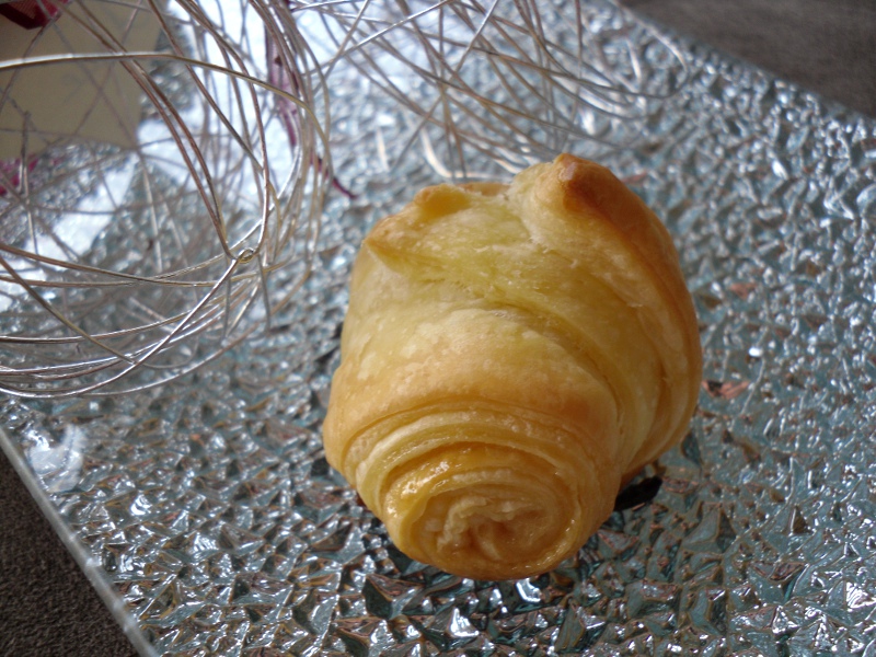 Mini croissants au caramel au beurre salé
