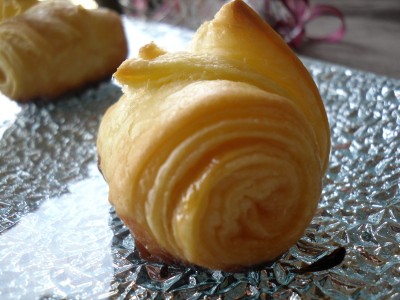 Mini croissants au caramel au beurre salé