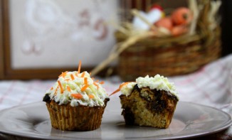 Cupcakes carotte, muesli et fruits secs