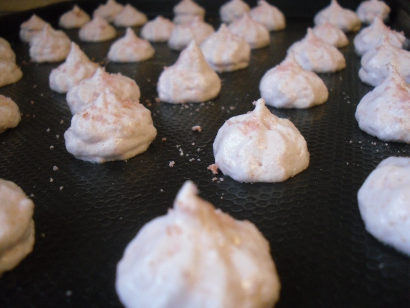 Meringues biscuits roses de Reims