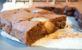 Brownie poire et chocolat