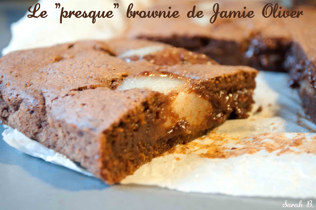Brownie poire et chocolat
