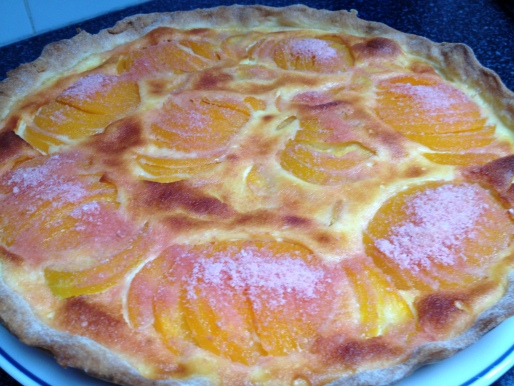 Tarte aux pêches