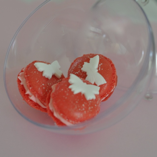 Macarons à la pomme d'amour