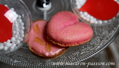 Macarons à l'eau de rose et au gingembre