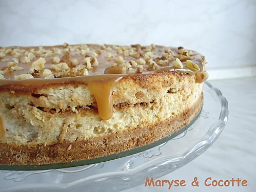 Cheese Cake banane et Caramel au beurre salé
