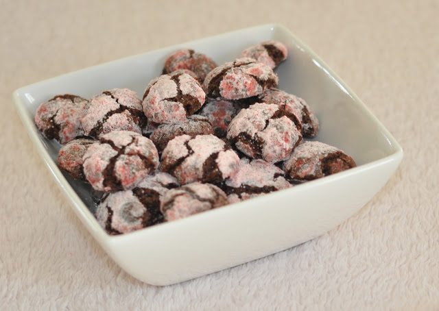 Craquelins chocolat et son sucre à la fraise