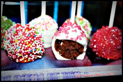 Cake pops façon fondant au chocolat