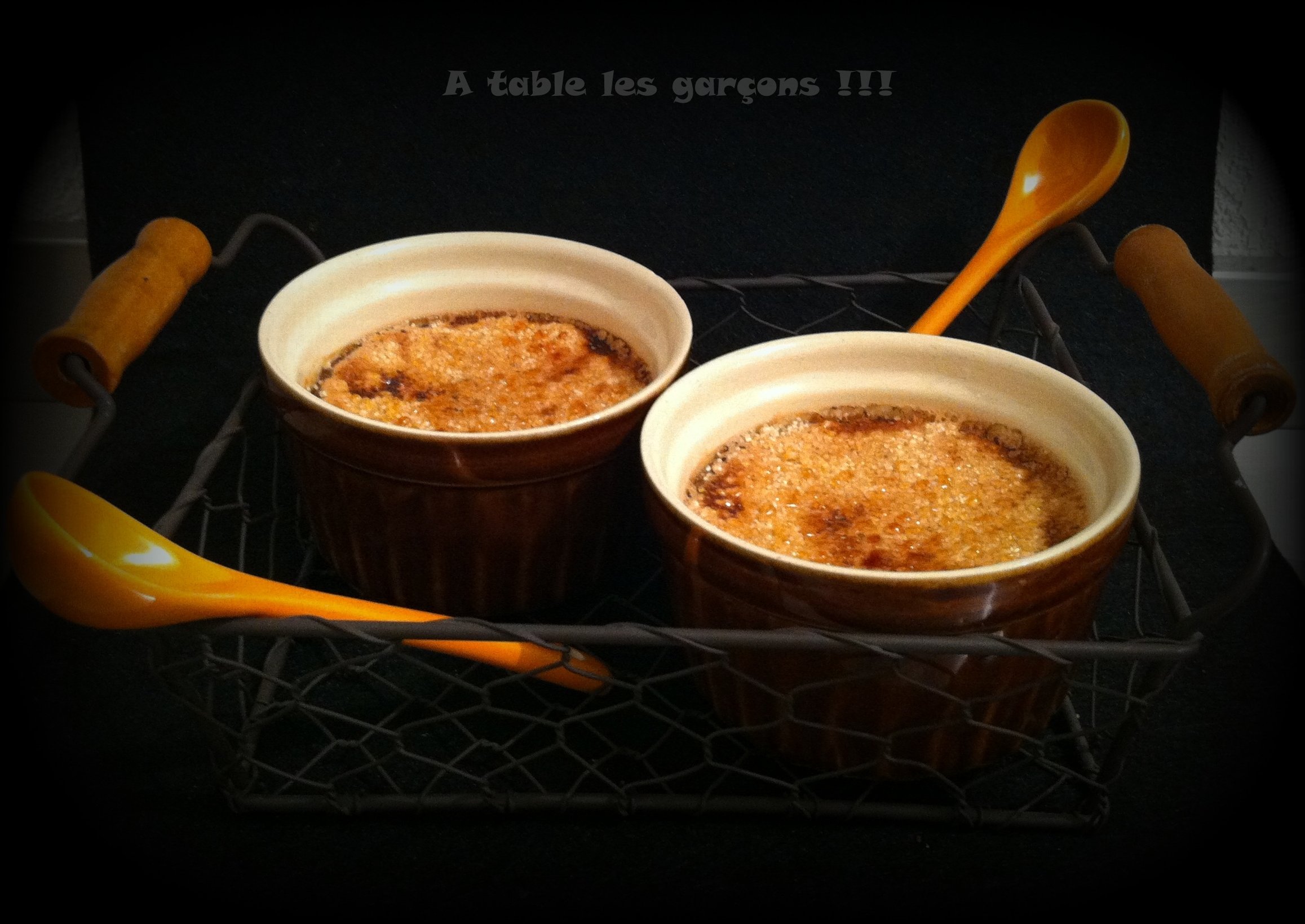 crème brûlée au Nutella