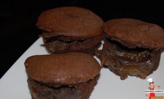 Fondants au chocolat au coeur coulant de crème de marron