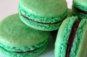 Macarons poire chocolat