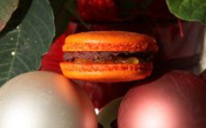 Macarons chocolat, orange et pain d'épices