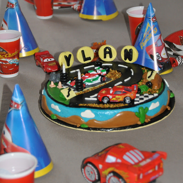 Gâteau 3D Flash Mc Queen (Cars)