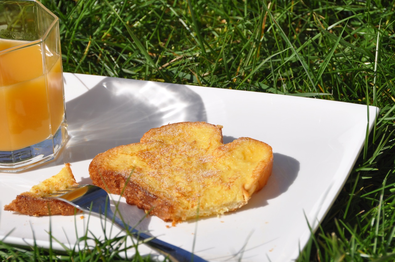 Brioche perdue à la fleur d'oranger