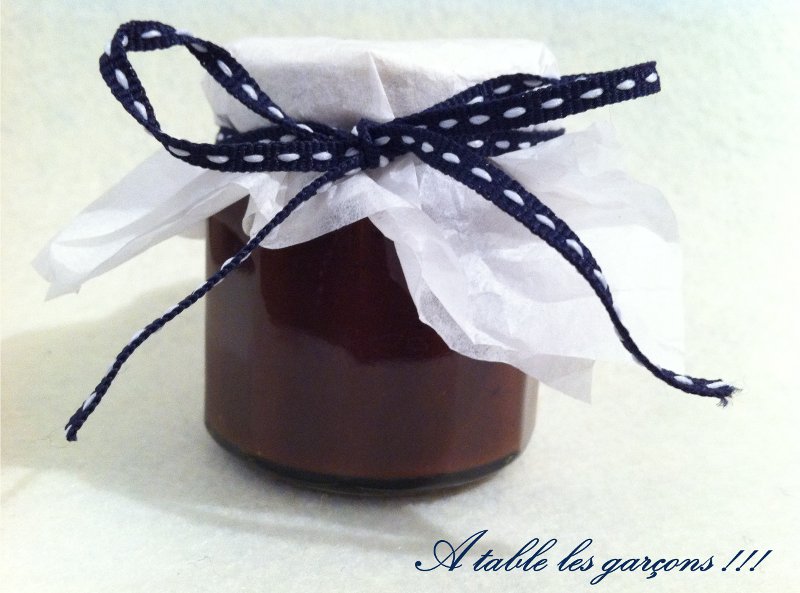 Confiture chocolat banane