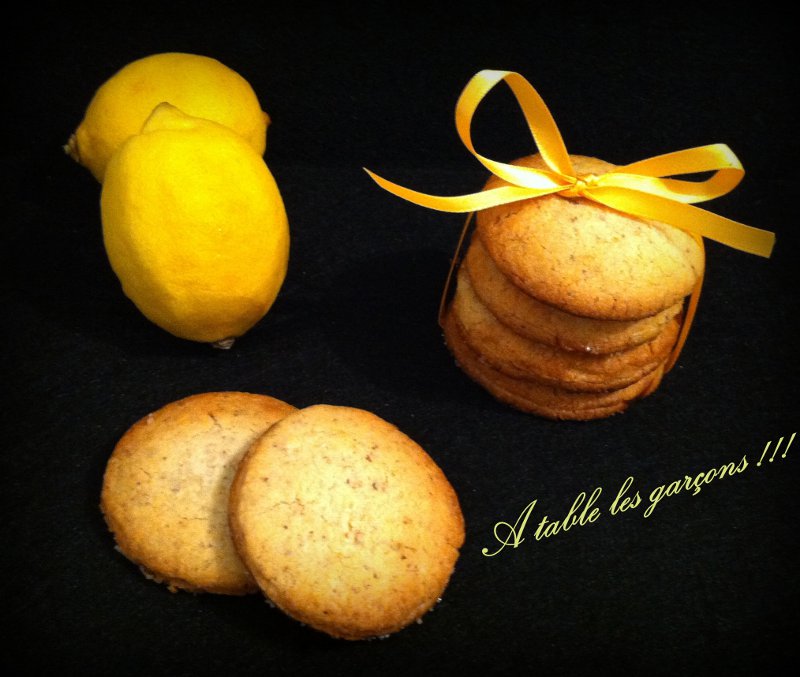 Sablé lemon curd
