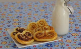 Palmier nutella noisettes