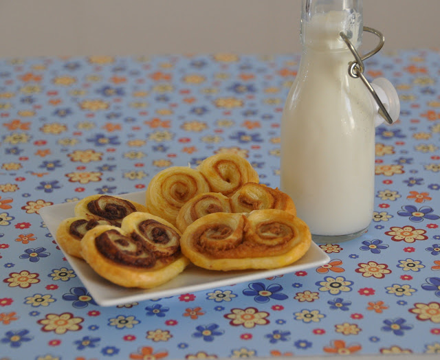 Palmier nutella noisettes